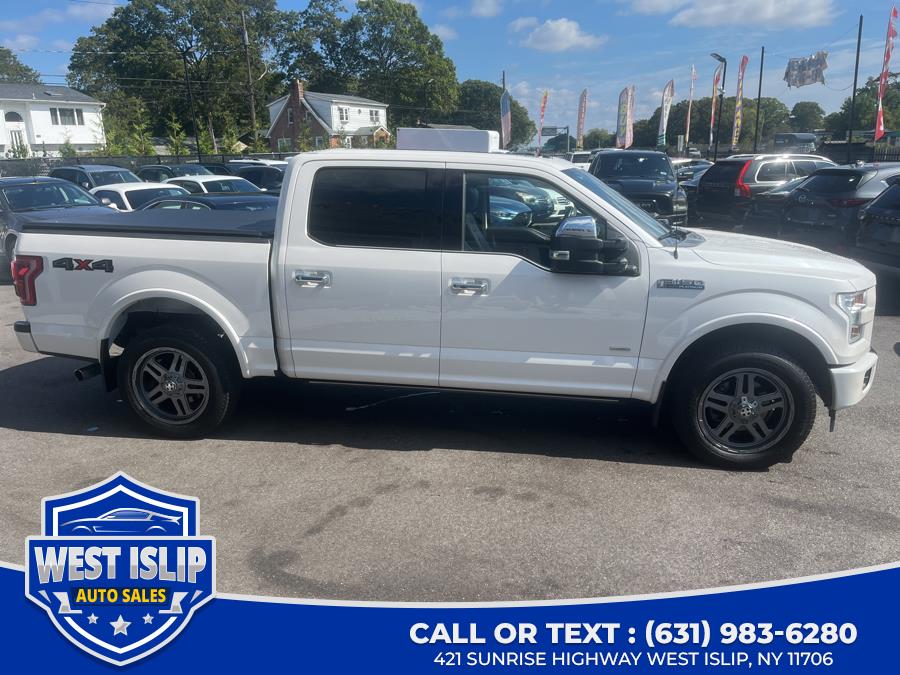 2015 Ford F-150 4WD SuperCrew 145" Platinum, available for sale in West Islip, New York | West Islip Auto Sales. West Islip, New York 2015 Ford F-150 4WD SuperCrew 145" Platinum, available for sale in West Islip, New York | West Islip Auto Sales. West Islip, New York