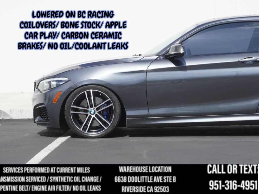2018 F22 BMW B58 M240i (BC RACING SUSPENSION) (HARMOM KARDONS) C.C.BRAKES, available for sale in Riverside, California | Big Timin Motors LLC. Riverside, California 2018 F22 BMW B58 M240i (BC RACING SUSPENSION) (HARMOM KARDONS) C.C.BRAKES, available for sale in Riverside, California | Big Timin Motors LLC. Riverside, California
