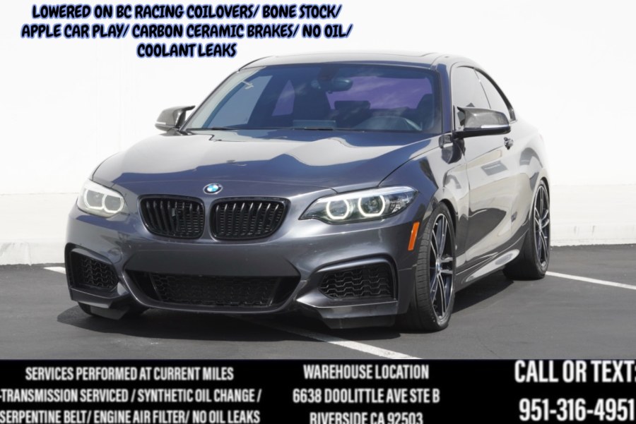 2018 F22 BMW B58 M240i (BC RACING SUSPENSION) (HARMOM KARDONS) C.C.BRAKES, available for sale in Riverside, California | Big Timin Motors LLC. Riverside, California 2018 F22 BMW B58 M240i (BC RACING SUSPENSION) (HARMOM KARDONS) C.C.BRAKES, available for sale in Riverside, California | Big Timin Motors LLC. Riverside, California