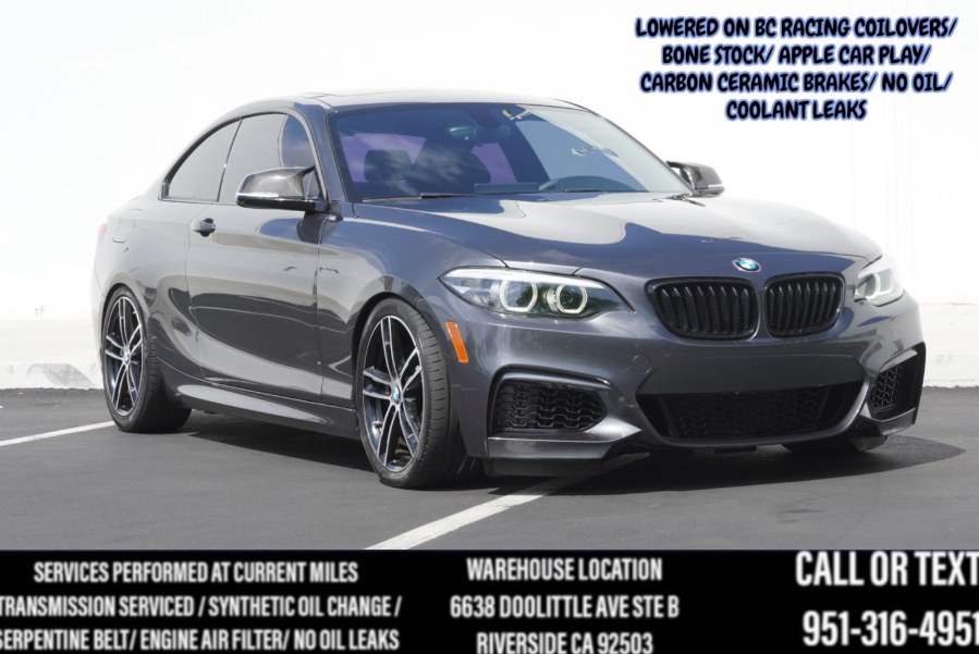 2018 F22 BMW B58 M240i (BC RACING SUSPENSION) (HARMOM KARDONS) C.C.BRAKES, available for sale in Riverside, California | Big Timin Motors LLC. Riverside, California 2018 F22 BMW B58 M240i (BC RACING SUSPENSION) (HARMOM KARDONS) C.C.BRAKES, available for sale in Riverside, California | Big Timin Motors LLC. Riverside, California