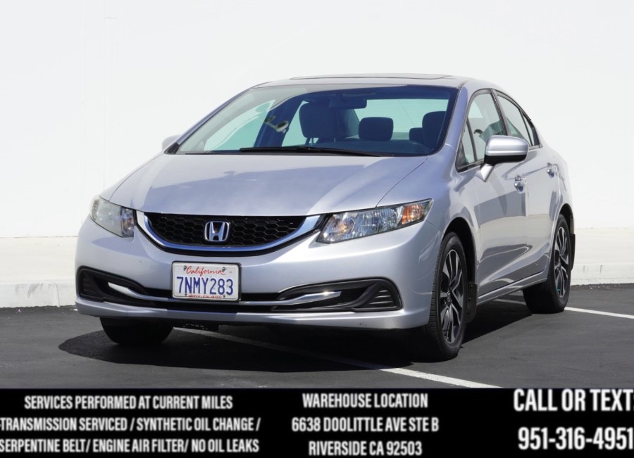 2015 Honda Civic Sedan EX (BACK UP CAM & SIDE CAM) (SUNROOF), available for sale in Riverside, California | Big Timin Motors LLC. Riverside, California 2015 Honda Civic Sedan EX (BACK UP CAM & SIDE CAM) (SUNROOF), available for sale in Riverside, California | Big Timin Motors LLC. Riverside, California