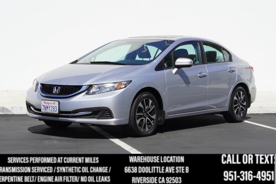 2015 Honda Civic Sedan EX (BACK UP CAM & SIDE CAM) (SUNROOF), available for sale in Riverside, California | Big Timin Motors LLC. Riverside, California 2015 Honda Civic Sedan EX (BACK UP CAM & SIDE CAM) (SUNROOF), available for sale in Riverside, California | Big Timin Motors LLC. Riverside, California