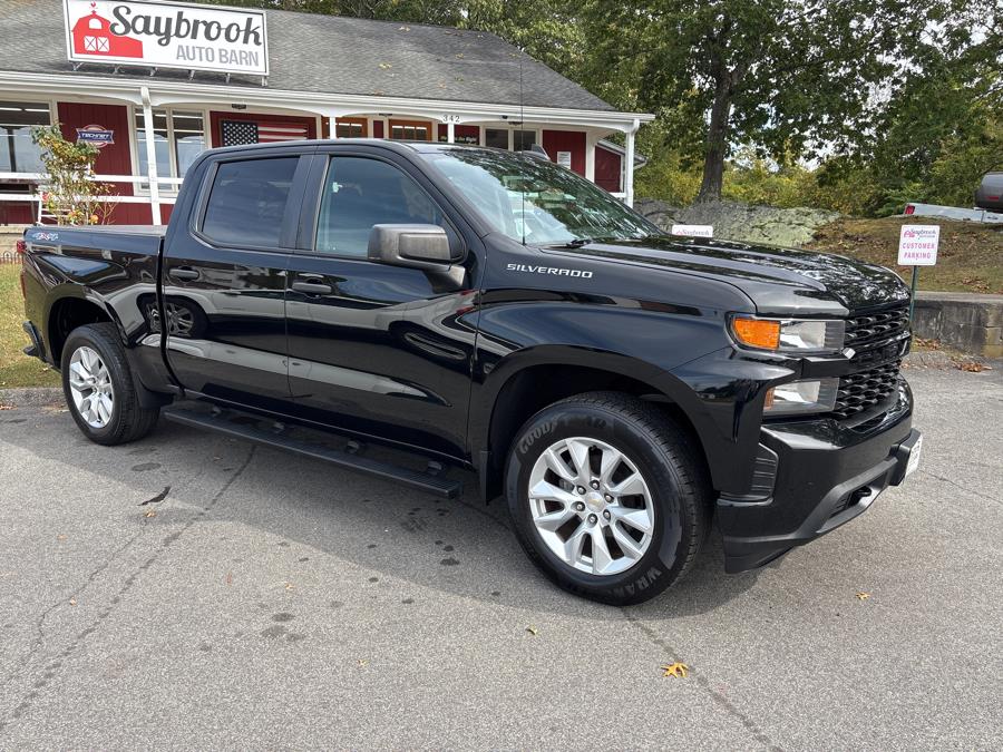 2021 Chevrolet Silverado 1500 4WD Crew Cab 147" Custom, available for sale in Old Saybrook, Connecticut | Saybrook Auto Barn. Old Saybrook, Connecticut 2021 Chevrolet Silverado 1500 4WD Crew Cab 147" Custom, available for sale in Old Saybrook, Connecticut | Saybrook Auto Barn. Old Saybrook, Connecticut