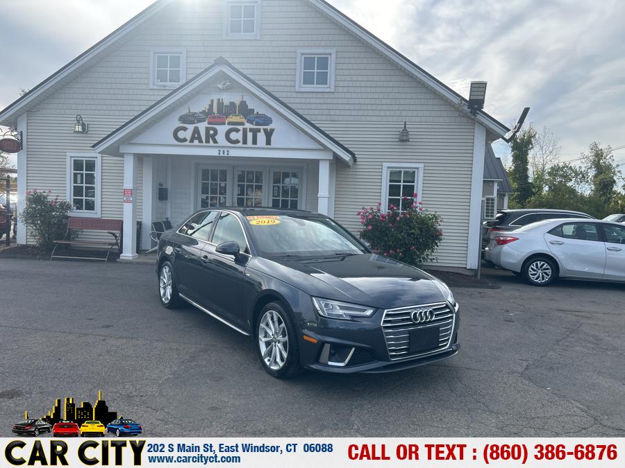 2019 Audi A4 Premium Plus 45 TFSI quattro, available for sale in East Windsor, Connecticut | Car City LLC. East Windsor, Connecticut 2019 Audi A4 Premium Plus 45 TFSI quattro, available for sale in East Windsor, Connecticut | Car City LLC. East Windsor, Connecticut