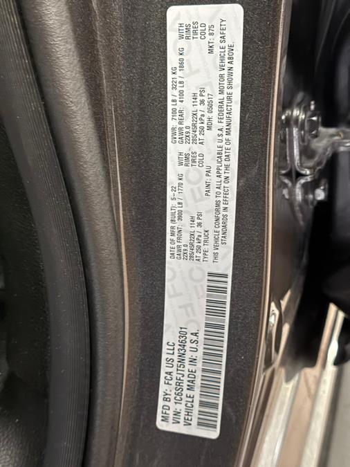 2022 Ram 1500 Laramie 4x4 Crew Cab 5''7" Box, available for sale in Massapequa Park, New York | Power Motors East. Massapequa Park, New York 2022 Ram 1500 Laramie 4x4 Crew Cab 5''7" Box, available for sale in Massapequa Park, New York | Power Motors East. Massapequa Park, New York