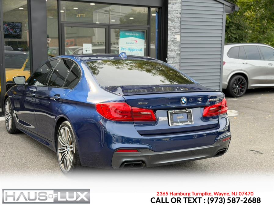 2018 BMW 5 Series M550i xDrive Sedan, available for sale in Wayne, New Jersey | Haus of Lux. Wayne, New Jersey 2018 BMW 5 Series M550i xDrive Sedan, available for sale in Wayne, New Jersey | Haus of Lux. Wayne, New Jersey