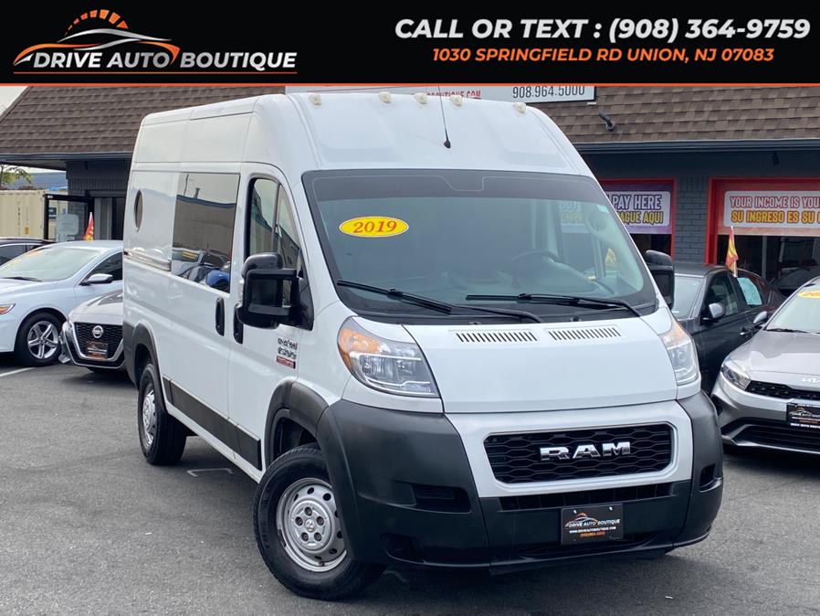 2019 Ram ProMaster Cargo Van 1500 High Roof 136" WB, available for sale in Union, New Jersey | Drive Auto Boutique. Union, New Jersey