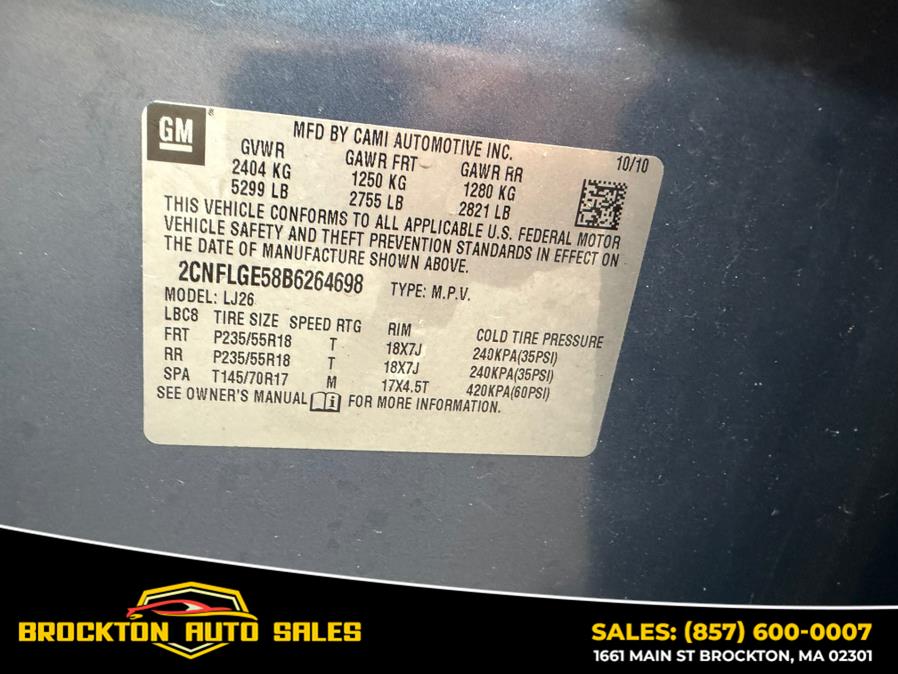 2011 Chevrolet Equinox AWD 4dr LTZ, available for sale in BROCKTON, Massachusetts | Brockton Auto Sales Inc. BROCKTON, Massachusetts 2011 Chevrolet Equinox AWD 4dr LTZ, available for sale in BROCKTON, Massachusetts | Brockton Auto Sales Inc. BROCKTON, Massachusetts
