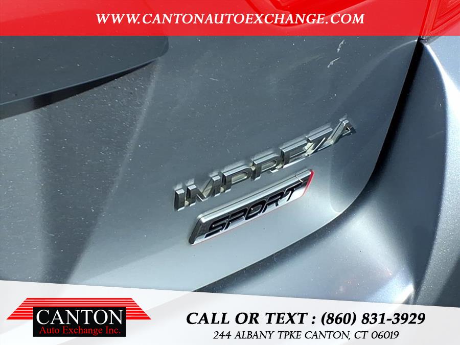 2017 Subaru Impreza 2.0i Sport 5-door CVT, available for sale in Canton, Connecticut | Canton Auto Exchange. Canton, Connecticut 2017 Subaru Impreza 2.0i Sport 5-door CVT, available for sale in Canton, Connecticut | Canton Auto Exchange. Canton, Connecticut