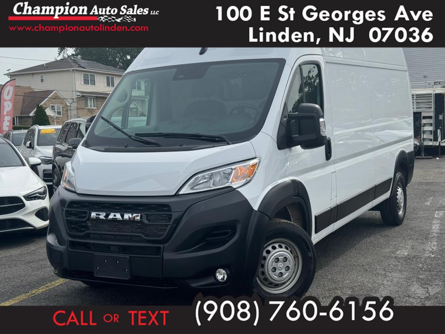 2025 Ram ProMaster Cargo Van Tradesman 3500 High Roof 159" WB w/Pass Seat, available for sale in Linden, New Jersey | Champion Used Auto Sales. Linden, New Jersey 2025 Ram ProMaster Cargo Van Tradesman 3500 High Roof 159" WB w/Pass Seat, available for sale in Linden, New Jersey | Champion Used Auto Sales. Linden, New Jersey