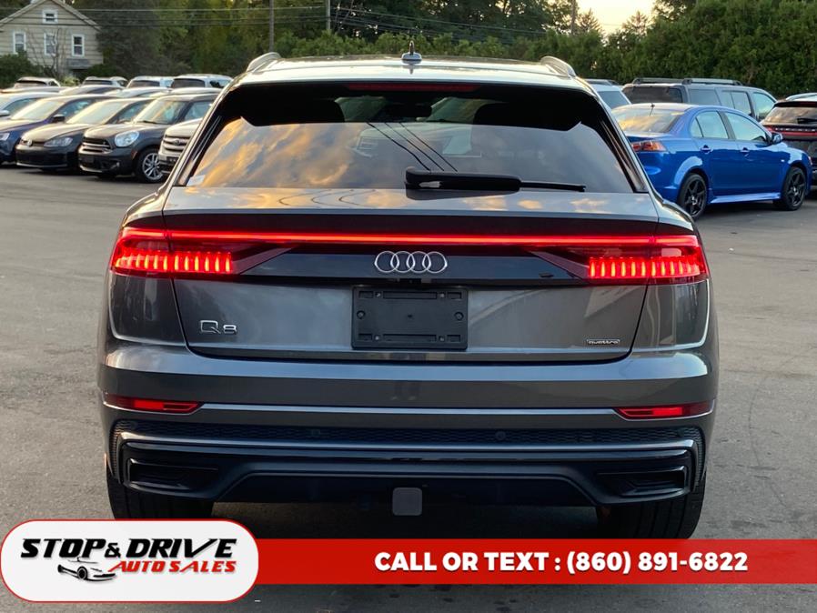 2020 Audi Q8 Premium Plus 55 TFSI quattro, available for sale in East Windsor, Connecticut | Stop & Drive Auto Sales. East Windsor, Connecticut 2020 Audi Q8 Premium Plus 55 TFSI quattro, available for sale in East Windsor, Connecticut | Stop & Drive Auto Sales. East Windsor, Connecticut