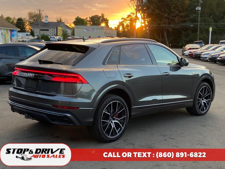 2020 Audi Q8 Premium Plus 55 TFSI quattro, available for sale in East Windsor, Connecticut | Stop & Drive Auto Sales. East Windsor, Connecticut 2020 Audi Q8 Premium Plus 55 TFSI quattro, available for sale in East Windsor, Connecticut | Stop & Drive Auto Sales. East Windsor, Connecticut