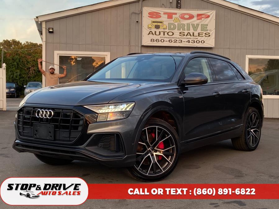 2020 Audi Q8 Premium Plus 55 TFSI quattro, available for sale in East Windsor, Connecticut | Stop & Drive Auto Sales. East Windsor, Connecticut 2020 Audi Q8 Premium Plus 55 TFSI quattro, available for sale in East Windsor, Connecticut | Stop & Drive Auto Sales. East Windsor, Connecticut