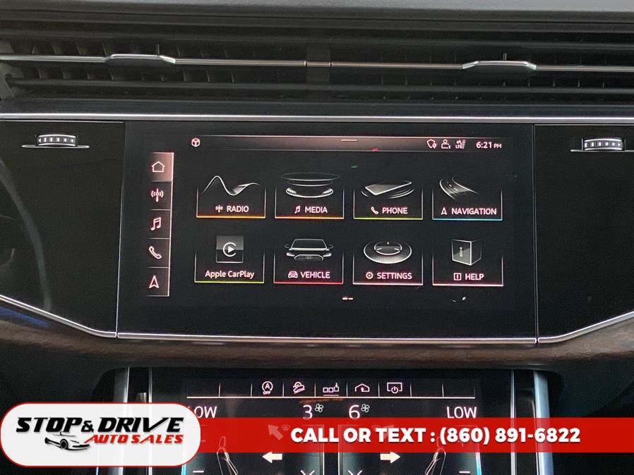 2020 Audi Q8 Premium Plus 55 TFSI quattro, available for sale in East Windsor, Connecticut | Stop & Drive Auto Sales. East Windsor, Connecticut 2020 Audi Q8 Premium Plus 55 TFSI quattro, available for sale in East Windsor, Connecticut | Stop & Drive Auto Sales. East Windsor, Connecticut