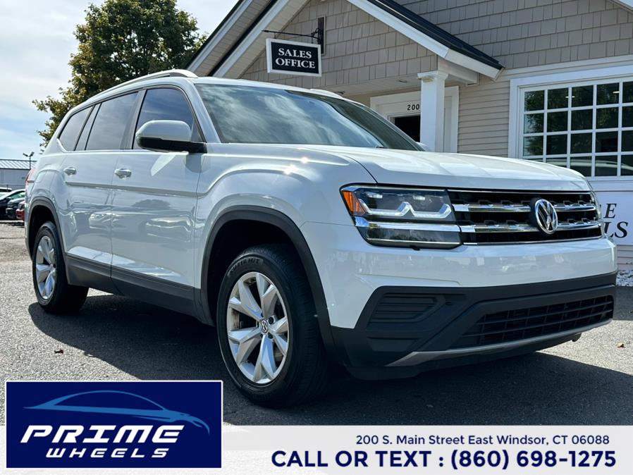 2018 Volkswagen Atlas 2.0T S FWD, available for sale in East Windsor, Connecticut | Prime Wheels. East Windsor, Connecticut