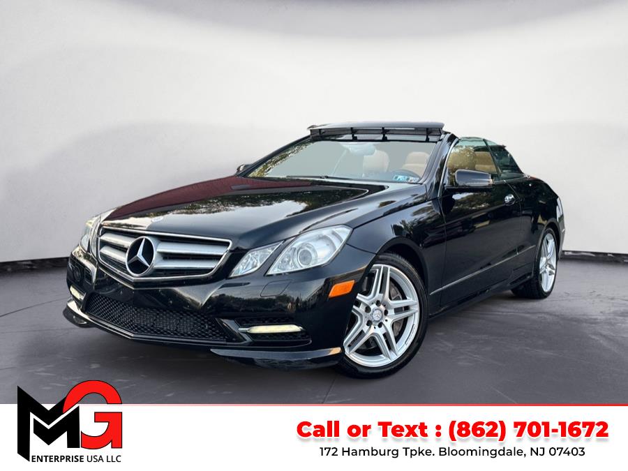 2013 Mercedes-Benz E-Class 2dr Cabriolet E550 RWD, available for sale in Bloomingdale, New Jersey | MG Enterprise USA. Bloomingdale, New Jersey 2013 Mercedes-Benz E-Class 2dr Cabriolet E550 RWD, available for sale in Bloomingdale, New Jersey | MG Enterprise USA. Bloomingdale, New Jersey