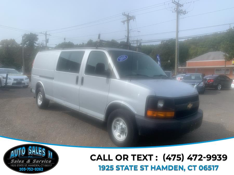 2016 Chevrolet Express Cargo Van RWD 3500 155", available for sale in Hamden, Connecticut | Auto Sales II Inc. Hamden, Connecticut 2016 Chevrolet Express Cargo Van RWD 3500 155", available for sale in Hamden, Connecticut | Auto Sales II Inc. Hamden, Connecticut