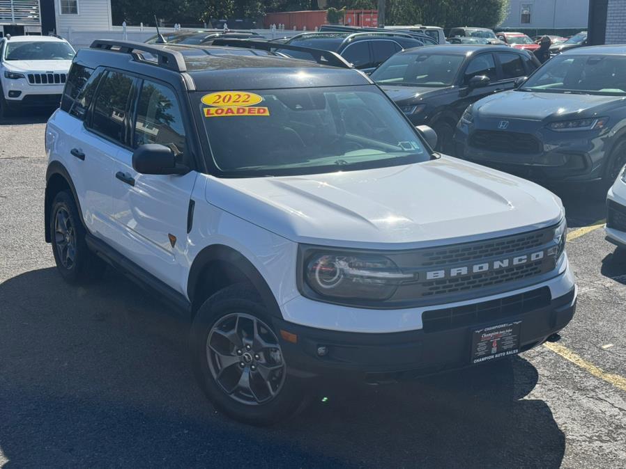 2022 Ford Bronco Sport Badlands 4x4, available for sale in Linden, New Jersey | Champion Used Auto Sales. Linden, New Jersey 2022 Ford Bronco Sport Badlands 4x4, available for sale in Linden, New Jersey | Champion Used Auto Sales. Linden, New Jersey