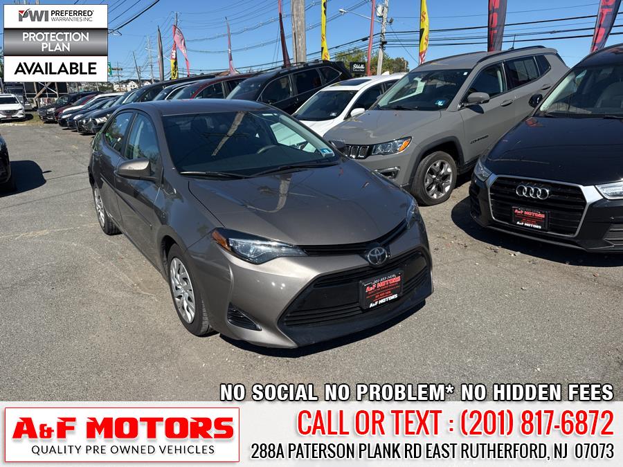 2018 Toyota Corolla LE CVT (Natl), available for sale in East Rutherford, New Jersey | A&F Motors LLC. East Rutherford, New Jersey 2018 Toyota Corolla LE CVT (Natl), available for sale in East Rutherford, New Jersey | A&F Motors LLC. East Rutherford, New Jersey