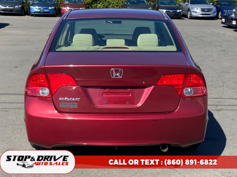 2007 Honda Civic Sdn 4dr AT LX, available for sale in East Windsor, Connecticut | Stop & Drive Auto Sales. East Windsor, Connecticut 2007 Honda Civic Sdn 4dr AT LX, available for sale in East Windsor, Connecticut | Stop & Drive Auto Sales. East Windsor, Connecticut
