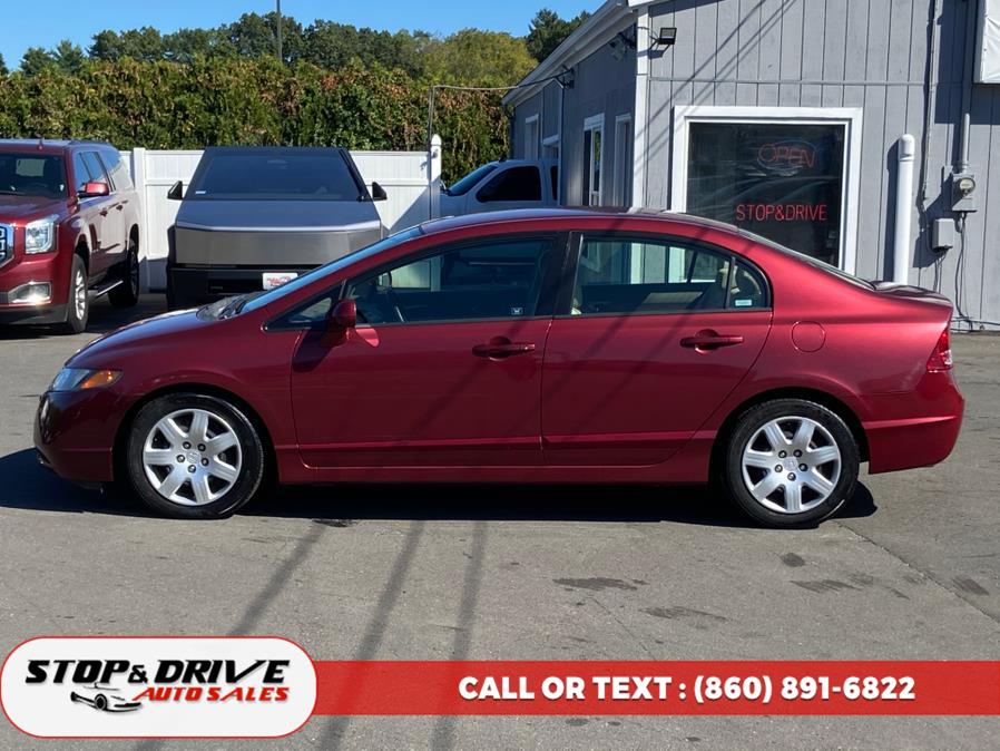 2007 Honda Civic Sdn 4dr AT LX, available for sale in East Windsor, Connecticut | Stop & Drive Auto Sales. East Windsor, Connecticut 2007 Honda Civic Sdn 4dr AT LX, available for sale in East Windsor, Connecticut | Stop & Drive Auto Sales. East Windsor, Connecticut