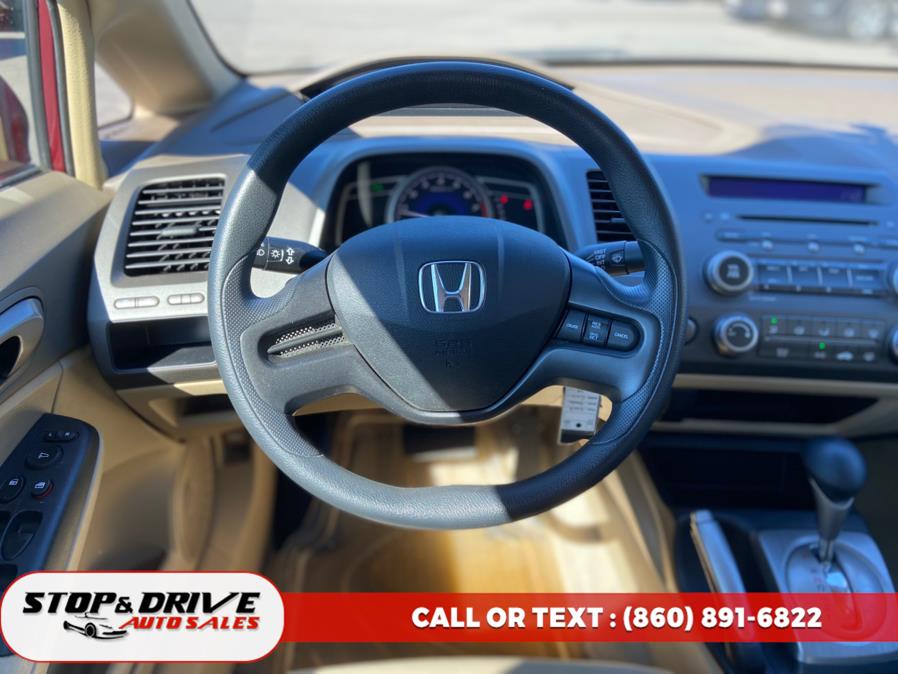 2007 Honda Civic Sdn 4dr AT LX, available for sale in East Windsor, Connecticut | Stop & Drive Auto Sales. East Windsor, Connecticut 2007 Honda Civic Sdn 4dr AT LX, available for sale in East Windsor, Connecticut | Stop & Drive Auto Sales. East Windsor, Connecticut