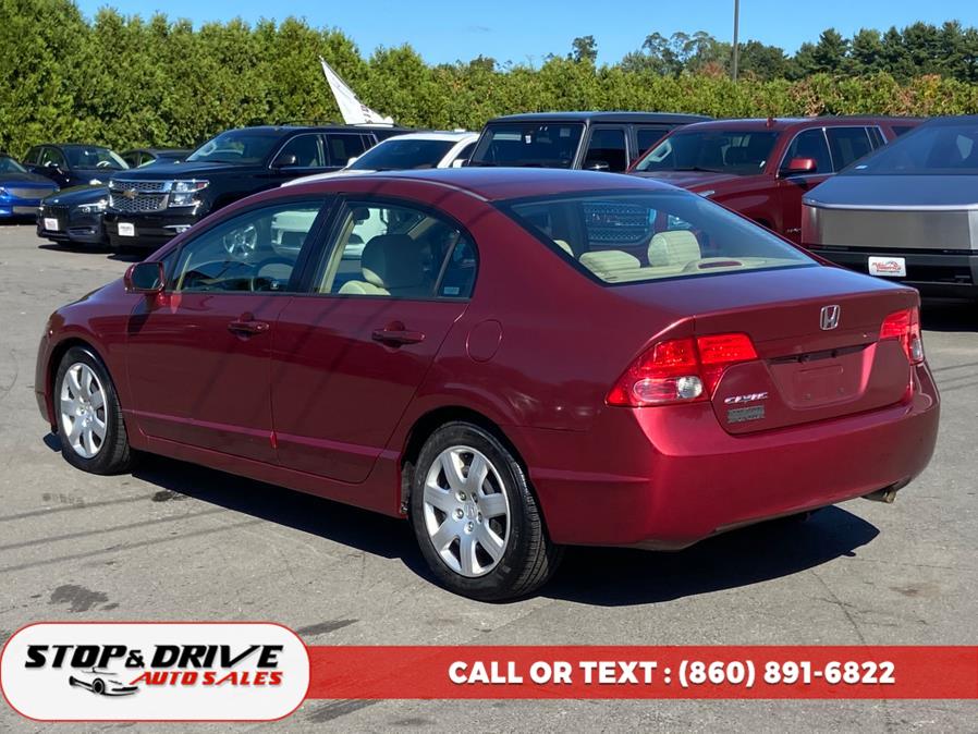 2007 Honda Civic Sdn 4dr AT LX, available for sale in East Windsor, Connecticut | Stop & Drive Auto Sales. East Windsor, Connecticut 2007 Honda Civic Sdn 4dr AT LX, available for sale in East Windsor, Connecticut | Stop & Drive Auto Sales. East Windsor, Connecticut