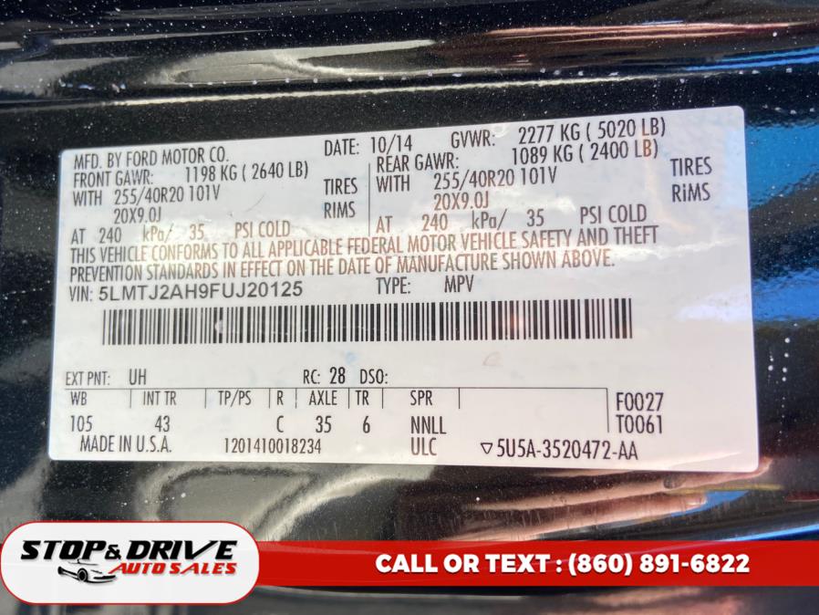 2015 Lincoln MKC AWD 4dr, available for sale in East Windsor, Connecticut | Stop & Drive Auto Sales. East Windsor, Connecticut 2015 Lincoln MKC AWD 4dr, available for sale in East Windsor, Connecticut | Stop & Drive Auto Sales. East Windsor, Connecticut