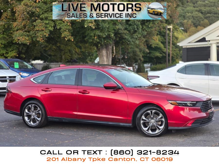 2023 Honda Accord Sedan EX CVT, available for sale in Canton, Connecticut | Live Motors Sales and Service INC. Canton, Connecticut 2023 Honda Accord Sedan EX CVT, available for sale in Canton, Connecticut | Live Motors Sales and Service INC. Canton, Connecticut