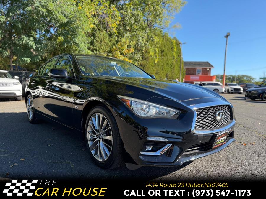 2018 INFINITI Q50 3.0t LUXE AWD, available for sale in Butler, New Jersey | The Car House. Butler, New Jersey 2018 INFINITI Q50 3.0t LUXE AWD, available for sale in Butler, New Jersey | The Car House. Butler, New Jersey