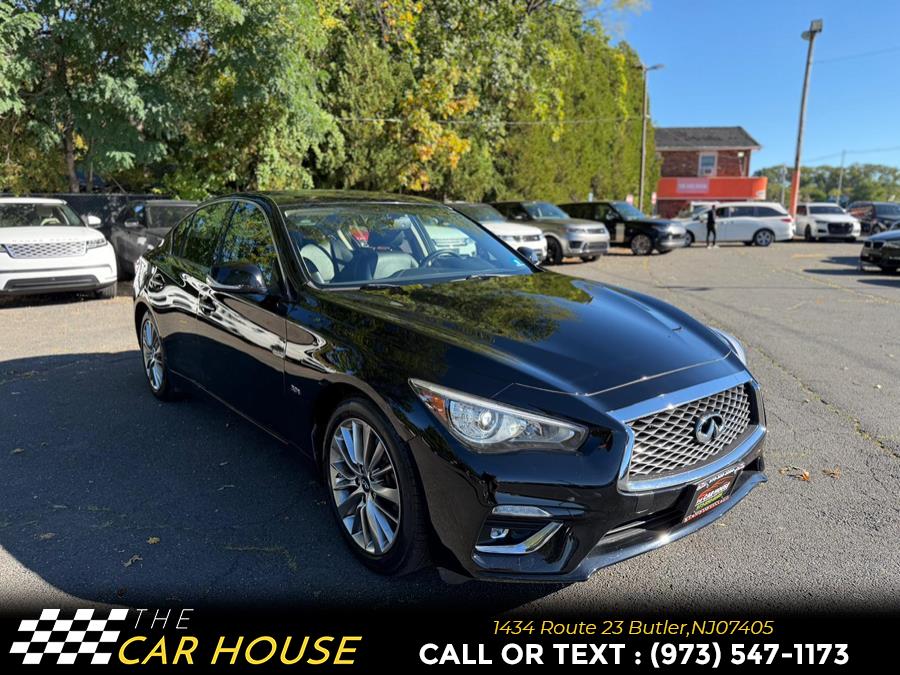 2018 INFINITI Q50 3.0t LUXE AWD, available for sale in Butler, New Jersey | The Car House. Butler, New Jersey 2018 INFINITI Q50 3.0t LUXE AWD, available for sale in Butler, New Jersey | The Car House. Butler, New Jersey