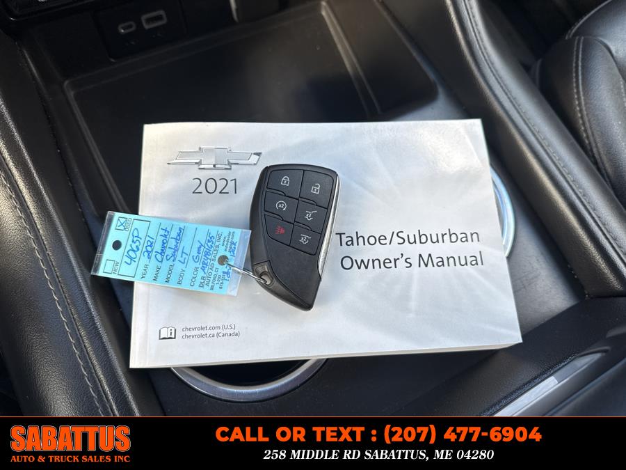 2021 Chevrolet Suburban 4WD 4dr LT, available for sale in Sabattus, Maine | Sabattus Auto and Truck Sales Inc. Sabattus, Maine 2021 Chevrolet Suburban 4WD 4dr LT, available for sale in Sabattus, Maine | Sabattus Auto and Truck Sales Inc. Sabattus, Maine