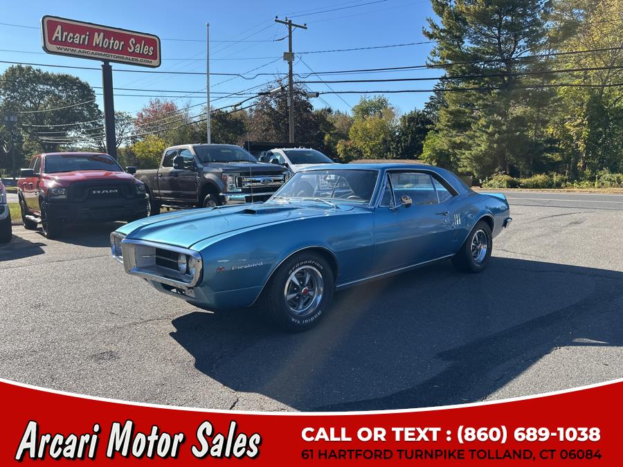 1967 Pontiac Firebird 400, available for sale in Tolland, Connecticut | Arcari Motor Sales. Tolland, Connecticut