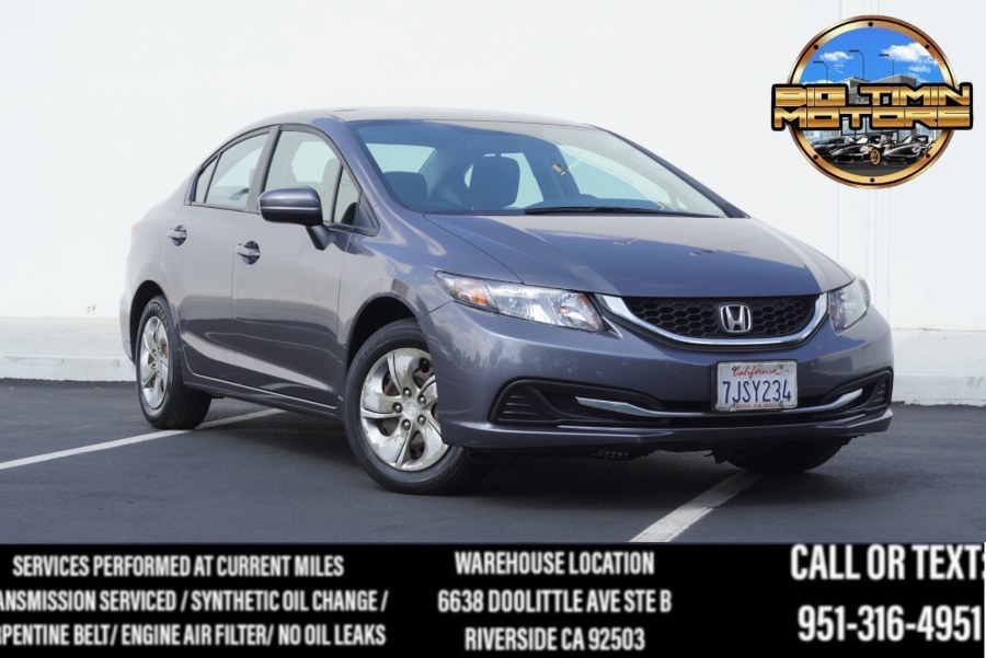 Used 2015 Honda Civic Sedan LX in Riverside, California | Big Timin Motors LLC. Riverside, California
