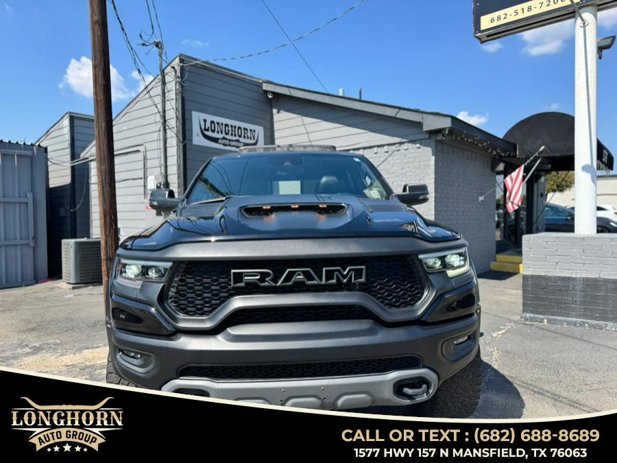 2023 Ram 1500 TRX 4x4 Crew Cab 5''7" Box, available for sale in Mansfield, Texas | Longhorn Auto Group. Mansfield, Texas 2023 Ram 1500 TRX 4x4 Crew Cab 5''7" Box, available for sale in Mansfield, Texas | Longhorn Auto Group. Mansfield, Texas