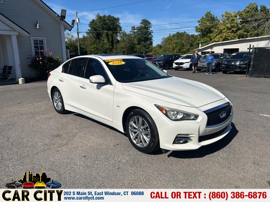 2016 INFINITI Q50 4dr Sdn 2.0t Premium AWD, available for sale in East Windsor, Connecticut | Car City LLC. East Windsor, Connecticut 2016 INFINITI Q50 4dr Sdn 2.0t Premium AWD, available for sale in East Windsor, Connecticut | Car City LLC. East Windsor, Connecticut