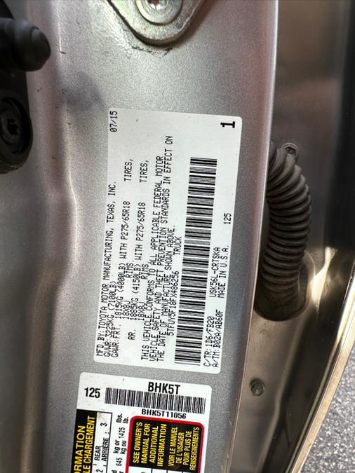 2015 Toyota Tundra 4WD Truck Double Cab 5.7L V8 6-Spd AT SR5 (Natl), available for sale in New Milford, Connecticut | Faustos Auto Body and Repairs LLC. New Milford, Connecticut 2015 Toyota Tundra 4WD Truck Double Cab 5.7L V8 6-Spd AT SR5 (Natl), available for sale in New Milford, Connecticut | Faustos Auto Body and Repairs LLC. New Milford, Connecticut