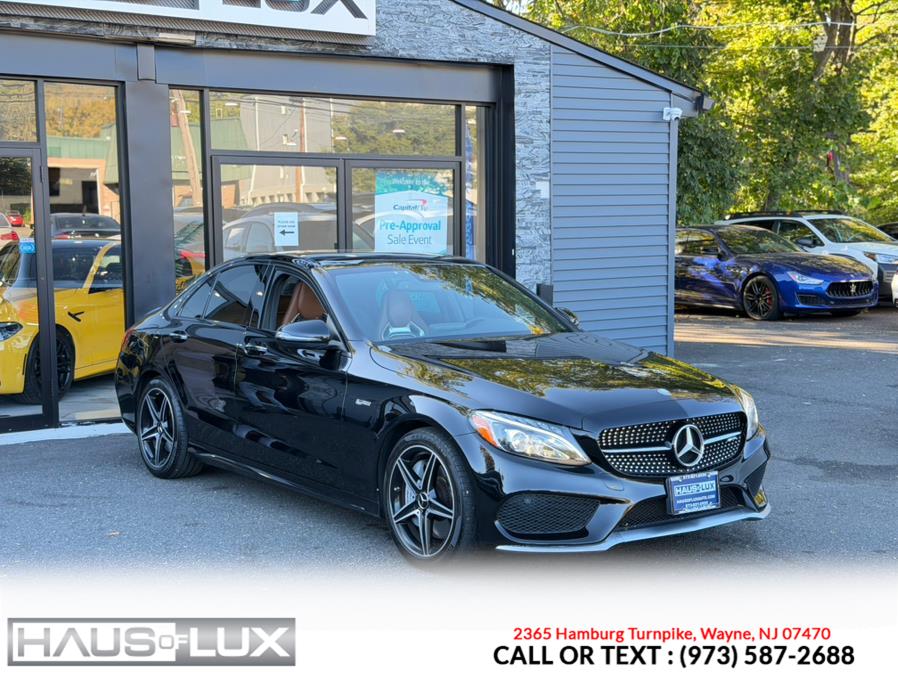 2017 Mercedes-Benz C-Class AMG C 43 4MATIC Sedan-Designo Saddle-Brown Buckets, available for sale in Wayne, New Jersey | Haus of Lux. Wayne, New Jersey 2017 Mercedes-Benz C-Class AMG C 43 4MATIC Sedan-Designo Saddle-Brown Buckets, available for sale in Wayne, New Jersey | Haus of Lux. Wayne, New Jersey