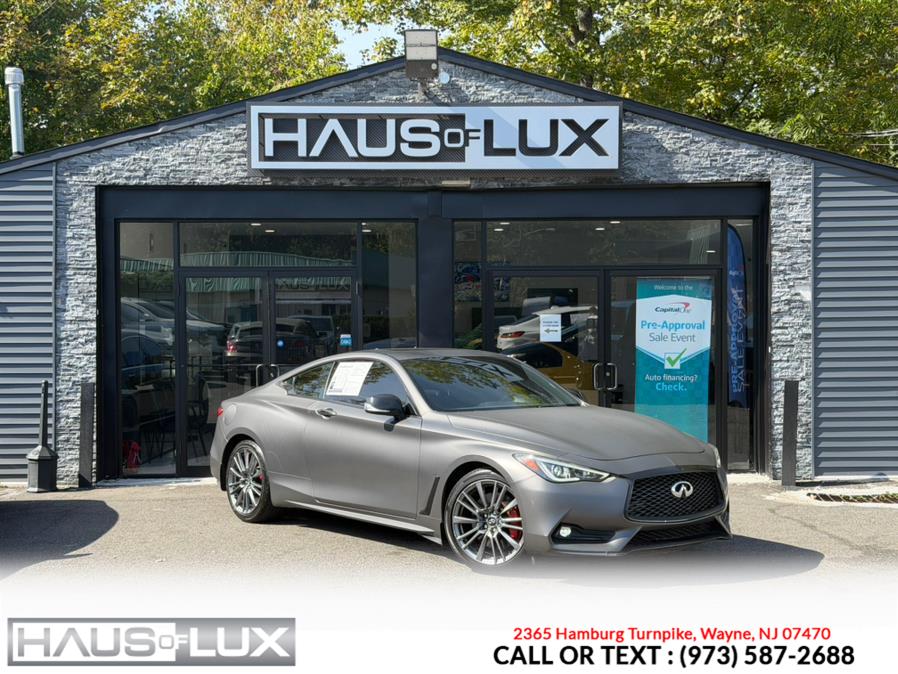 2017 INFINITI Q60 Red Sport 400 AWD, available for sale in Wayne, New Jersey | Haus of Lux. Wayne, New Jersey 2017 INFINITI Q60 Red Sport 400 AWD, available for sale in Wayne, New Jersey | Haus of Lux. Wayne, New Jersey