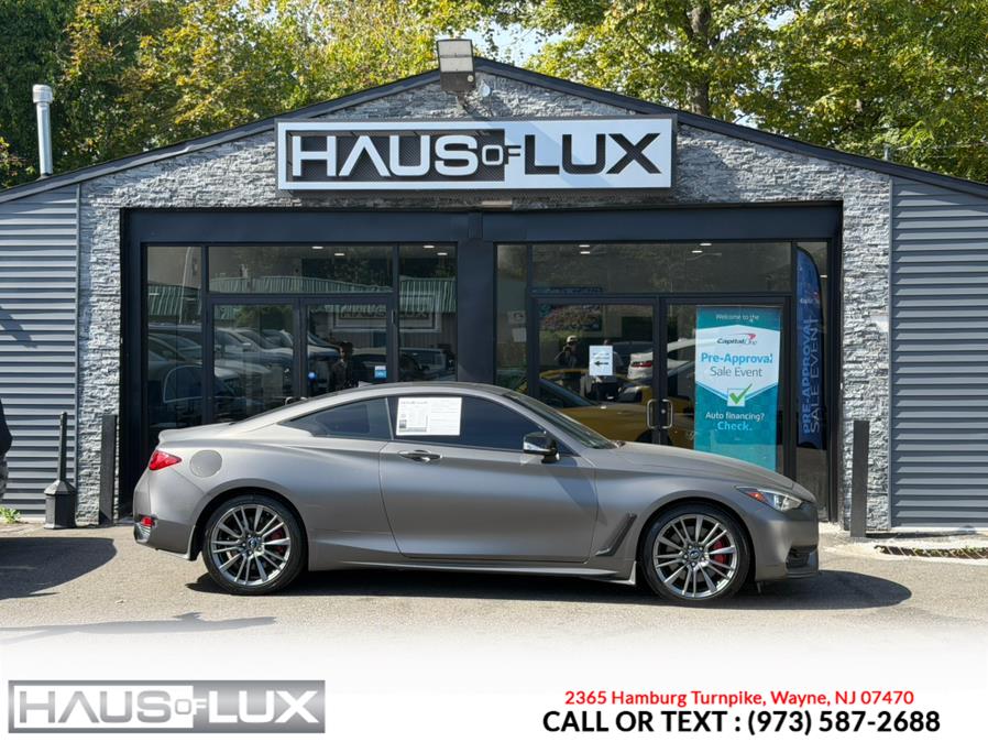 2017 INFINITI Q60 Red Sport 400 AWD, available for sale in Wayne, New Jersey | Haus of Lux. Wayne, New Jersey 2017 INFINITI Q60 Red Sport 400 AWD, available for sale in Wayne, New Jersey | Haus of Lux. Wayne, New Jersey