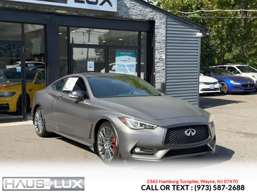 2017 INFINITI Q60 Red Sport 400 AWD, available for sale in Wayne, New Jersey | Haus of Lux. Wayne, New Jersey 2017 INFINITI Q60 Red Sport 400 AWD, available for sale in Wayne, New Jersey | Haus of Lux. Wayne, New Jersey