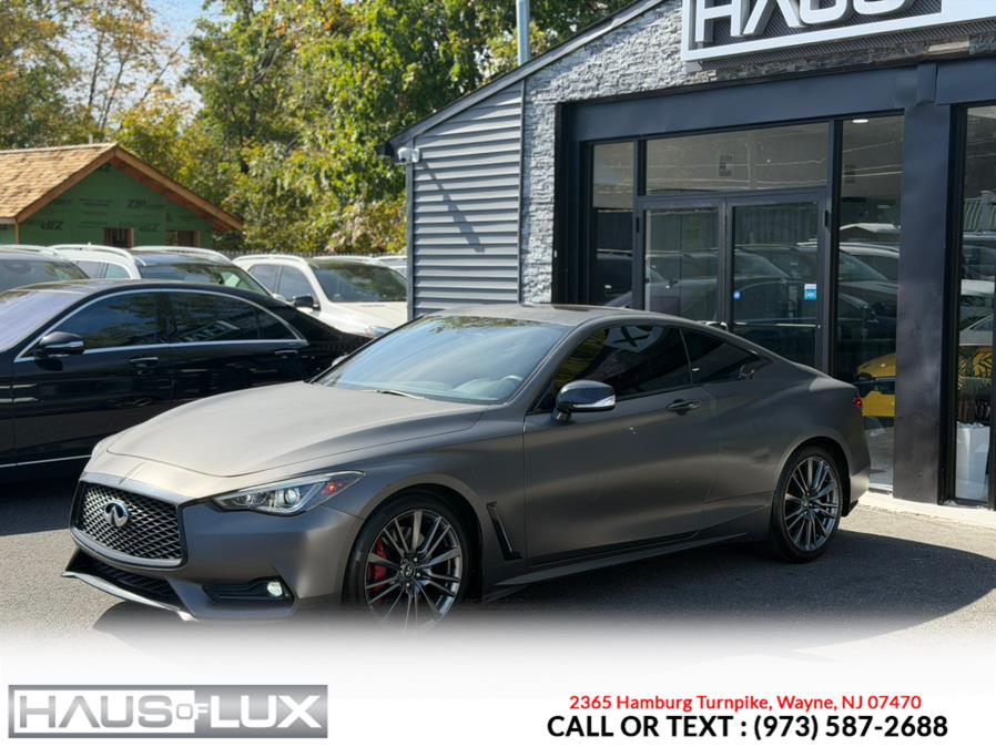 2017 INFINITI Q60 Red Sport 400 AWD, available for sale in Wayne, New Jersey | Haus of Lux. Wayne, New Jersey 2017 INFINITI Q60 Red Sport 400 AWD, available for sale in Wayne, New Jersey | Haus of Lux. Wayne, New Jersey