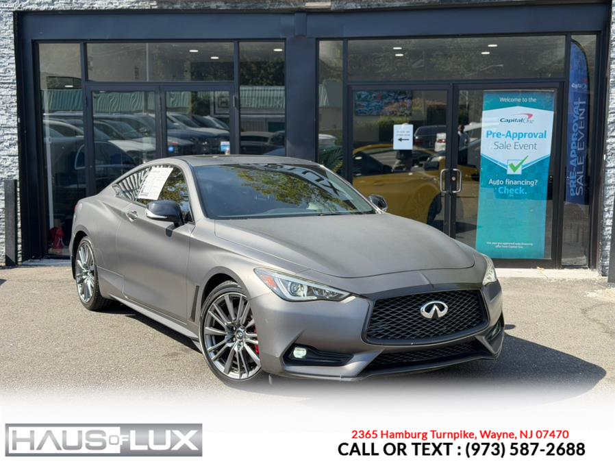 2017 INFINITI Q60 Red Sport 400 AWD, available for sale in Wayne, New Jersey | Haus of Lux. Wayne, New Jersey 2017 INFINITI Q60 Red Sport 400 AWD, available for sale in Wayne, New Jersey | Haus of Lux. Wayne, New Jersey