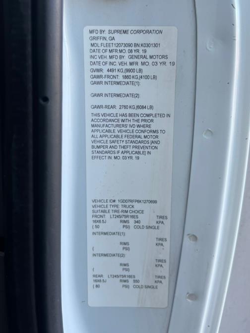2019 GMC Savana Commercial Cutaway 3500 Van 139", available for sale in Paterson, New Jersey | Speedway Commercial Motors LLC. Paterson, New Jersey 2019 GMC Savana Commercial Cutaway 3500 Van 139", available for sale in Paterson, New Jersey | Speedway Commercial Motors LLC. Paterson, New Jersey