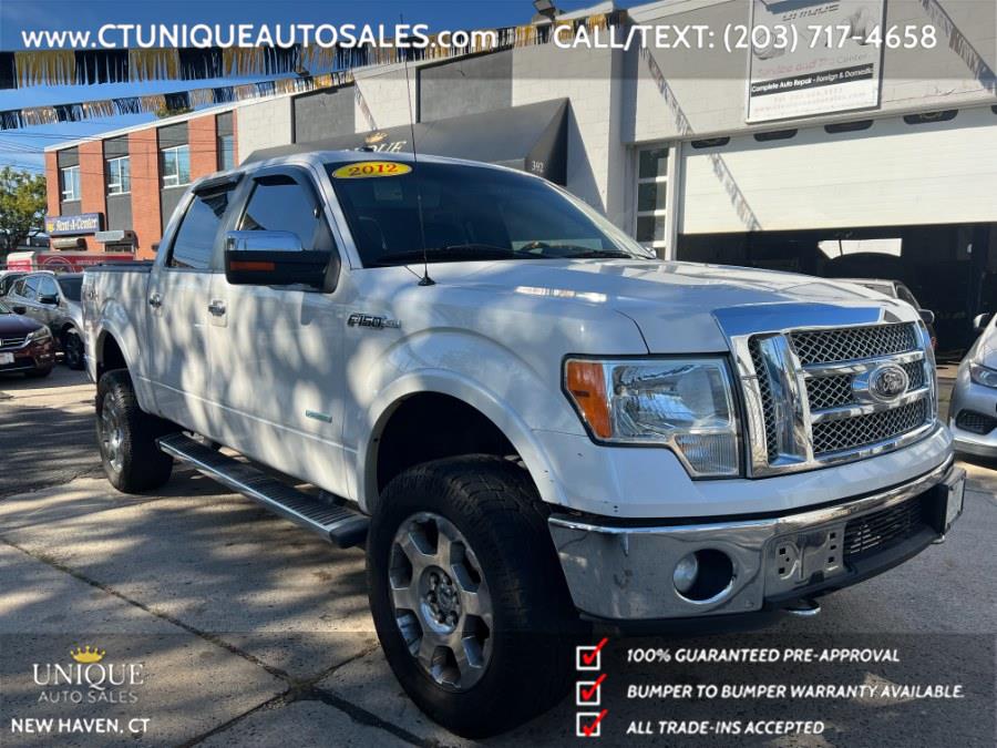 Used Ford F-150 4WD SuperCrew 145" Lariat 2012 | Unique Auto Sales LLC. New Haven, Connecticut