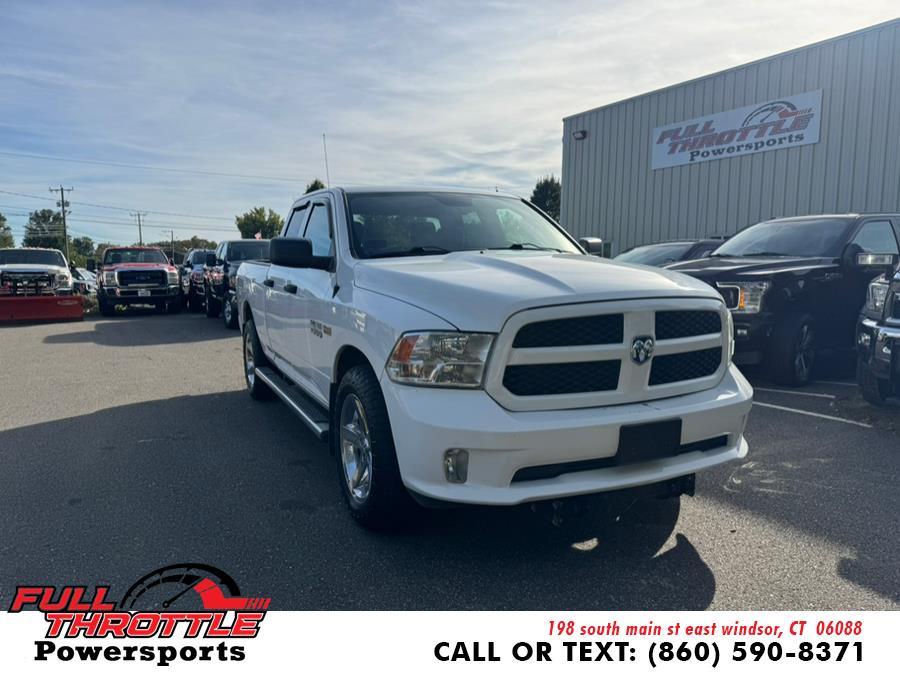 2017 Ram 1500 Express 4x4 Quad Cab 6''4" Box, available for sale in East Windsor, Connecticut | Full Throttle Power Sports LLC. East Windsor, Connecticut