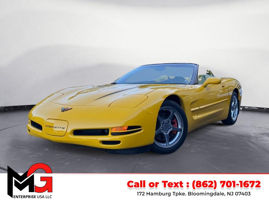 2002 Chevrolet Corvette 2dr Convertible, available for sale in Bloomingdale, New Jersey | MG Enterprise USA. Bloomingdale, New Jersey