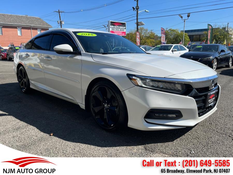 2018 Honda Accord Sedan Touring 1.5T CVT, available for sale in Elmwood Park, New Jersey | NJM Auto Group. Elmwood Park, New Jersey