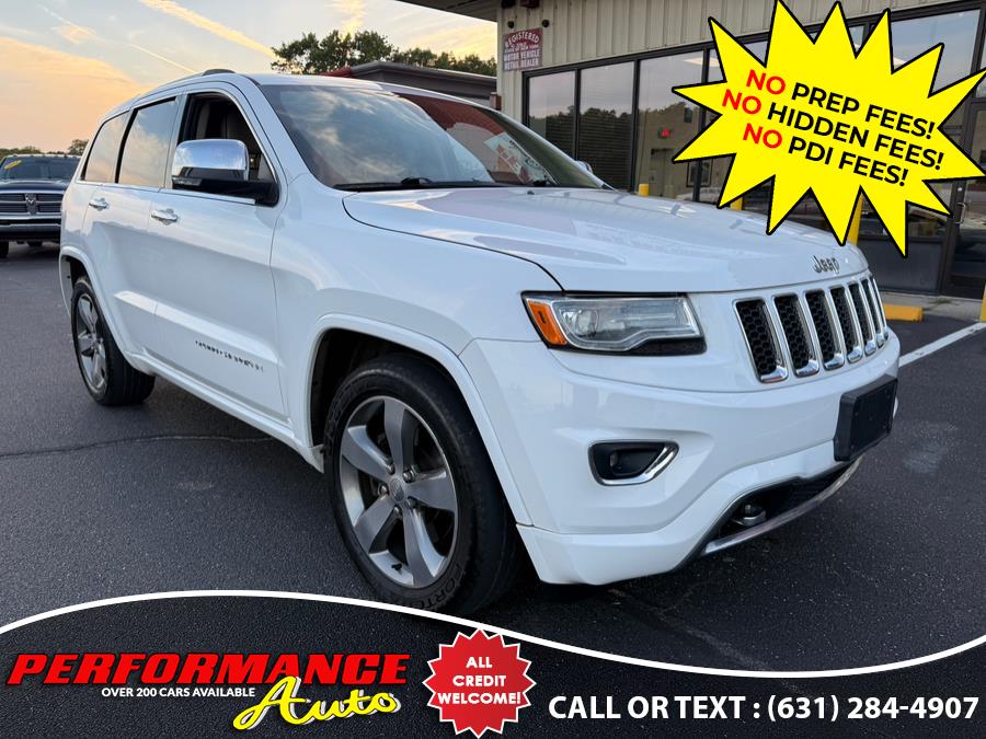 2015 Jeep Grand Cherokee 4WD 4dr Overland, available for sale in Bohemia, New York | Performance Auto Inc. Bohemia, New York