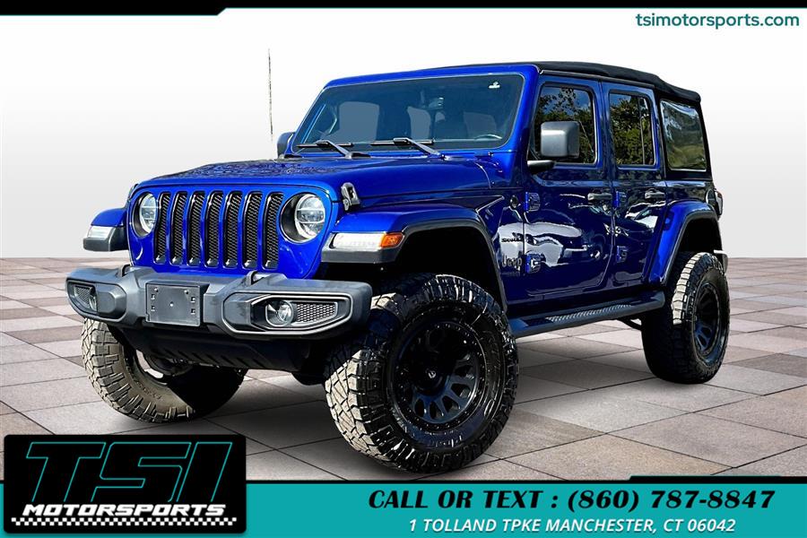 2018 Jeep Wrangler Unlimited Sahara 4x4, available for sale in Manchester, Connecticut | TSI Motorsports. Manchester, Connecticut
